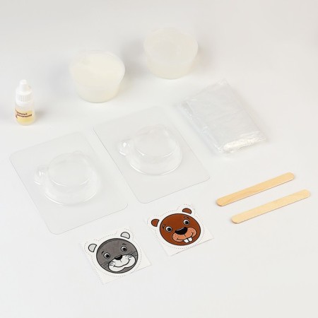Soap-picture "Mouse and beaver"-2
