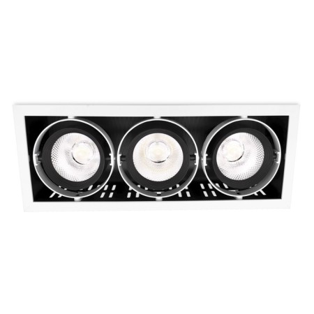 Introduced cardan lamp Ambrella Techno Spot Techno T813 BK/CH 3*12W 4200K, 12W, LED, white, black color.-1