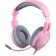 Redragon Mento, game, microphone headphones, 3.5 mm, 1.8m, pink