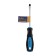 Scheller Schlitzovaya tundra, satin, magnet, two -component handle, SL6 x 100 mm