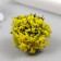 Artificial plant for creativity plastic "yellow acacia" 4 cm