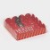 Box for confectionery products with PVC lid "Retro", 13 x 13 x 3 cm, new year