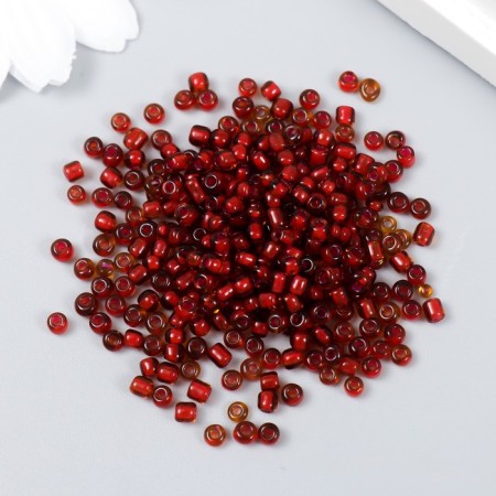 Beads "Zlatka" 08/0, 3 mm, 10 g 0324 T. Red-1