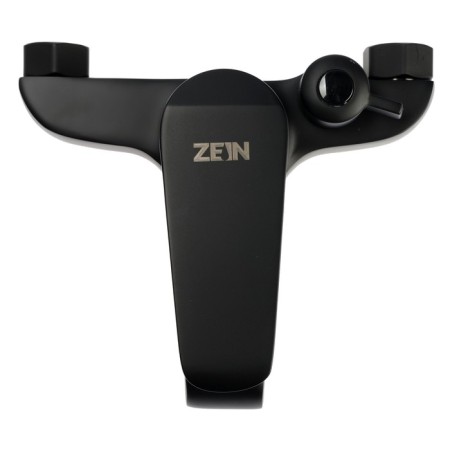 Bath mixer Zein Z3855, single -leaf, shower set, watering can 5 modes, black-6