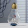 Souvenir ship in a light bulb 10*6cm