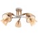 Svetogor chandelier "Star" 5x60W E27 white 53x53x27cm