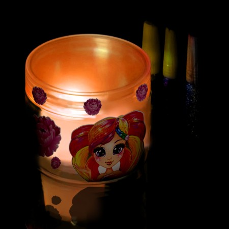 Set for experiments, create your own lamp "Star Lighting", pink-1