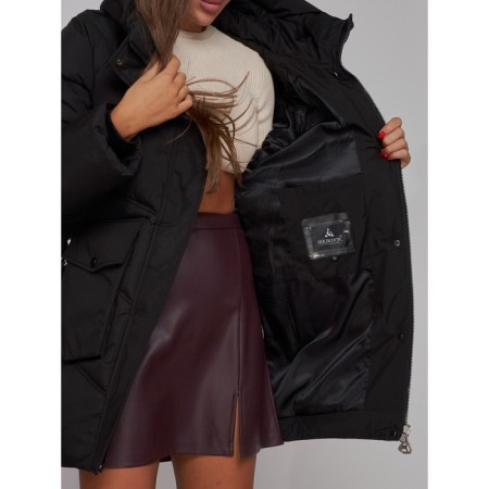 Women's jacket, size 50, black color-15