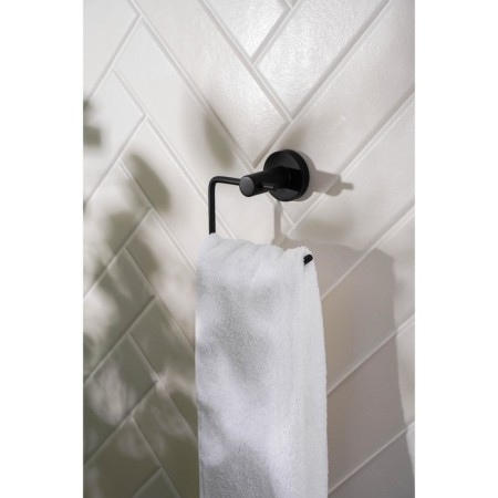 Stölz Loft toilet paper holder, BASIC series, black color-1