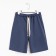 Men's shorts Minaku: Casual Collection Man Color Indigo Melange, Rr. 54
