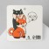 Earrings Plastic "Abstraction" Fox and Cat, Color
