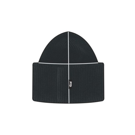 Knitted set for girls: hat and snood, size 54, black color-2