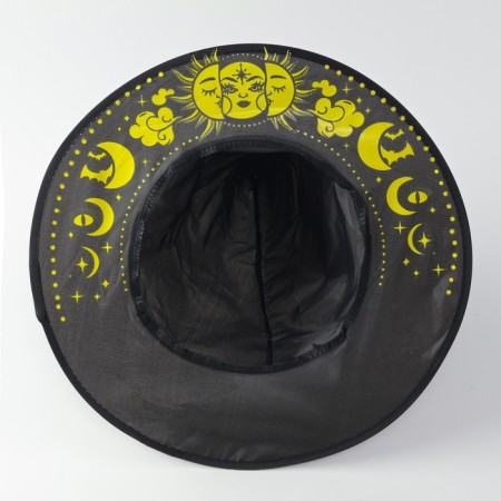 Carnival set "Lunar Witch", raincoat 70 cm, hat, gloves, wand-14