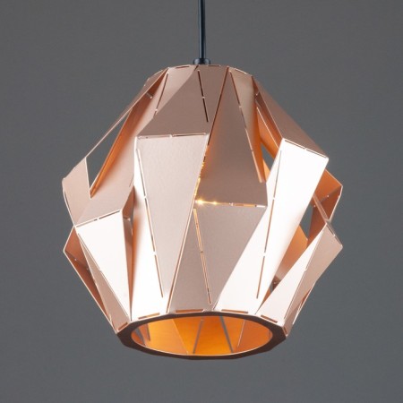 Lamp Moire 40W E27, gold 21x21x94 cm-1