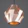Lamp Moire 40W E27, gold 21x21x94 cm
