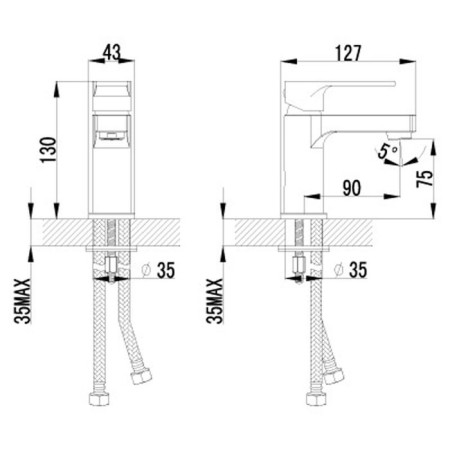 Lemark Plus Grace LM1506s washbasin mixer-1