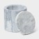 Bank for bulk products Magistro Aleo, Marble, 400 ml, D = 10.5 cm, color gray color