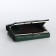 Women's wallet on magnet, green color