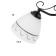 Aurora chandelier 2he27 40W Black 48x26 cm