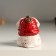 Souvenir Ceramics "Avois in a red scarf with hanging legs" 7.2x7.3x8 cm