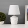 Table lamp with lampshade Risalux Neobraska, 1 × 40 W, E27, White, 20 × 20 × 32 cm