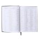Leduced Diary A5, 160 sheets, Attomex. Orion, solid boumvinyl cover with foam, liesse, block 70 g/m2, black