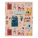 A notebook of 60 sheets in the cage "Every day is beautiful", cover coated cardboard, selective varnish, offset block, mix