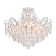 Freya Fr2302CL-06S Chabrol, 592x592x473 mm, E14, 6x40W, silver color