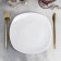 Porcelain dining Porcelain Wilmax ilona, ​​D = 24.5 cm, white color