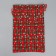 Bag gift canvas "New Year's cage", snowflakes, 20 x 30 cm +/- 1.5 cm, New Year