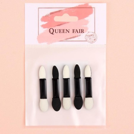 Set of applicators for shadows, bilateral, 5 cm, 5 pcs, black color-3