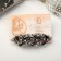 Hair clip for hair "Liora" leaflets shine luxury, 9 cm, silver