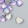 Decor for creativity Plastic "Scales Lilac - Heart" 1.2x1.2 cm