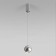 Suspended accent Elektrostandard, Giro LED 7 W, 80x80 mm, IP20, chromium color