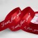 Atlase tape "Just for You", 25 mm × 23 ± 1 m, color red No. 026