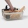 Universal Basket LADOM "Halves", rectangular, with a pen, 32.5 × 24.5 × 11.5 cm, white