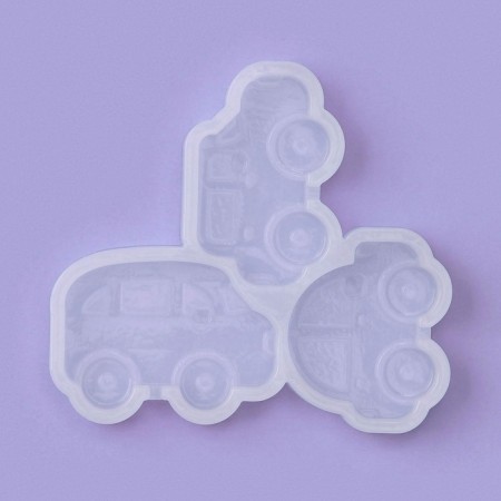 Silicone Mold for candy and chocolate "Machines", 4 × 5.6 cm, 4.8 × 4cm, 3.5 × 5.4 cm-1