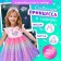 Carnival set "Stylish Princess", rim, dress with a mermaid, height 98 cm