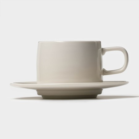 Ceramic coffee magistro Carbon Ceramic, 4 items: a cup 250 ml, a saucer d = 15.5 cm-4