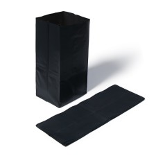 Package for seedlings, 8 l, 15 × 34 cm, polyethylene with a thickness of 100 microns, with perforation, black, Greengo