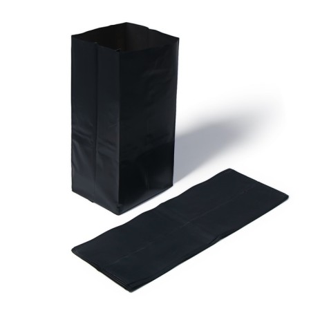 Package for seedlings, 8 l, 15 × 34 cm, polyethylene with a thickness of 100 microns, with perforation, black, Greengo