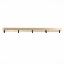 Ceiling mount on 5 lamps (rectangular) ST LUCE. SL001.313.05. SL001, 60x6 cm, bronze color
