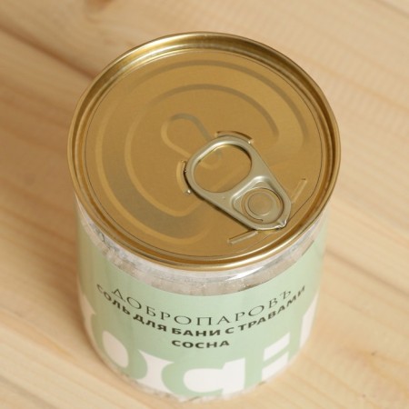 Salt for a bath with herbs "Cosna" in a transparent bank 400 g-3