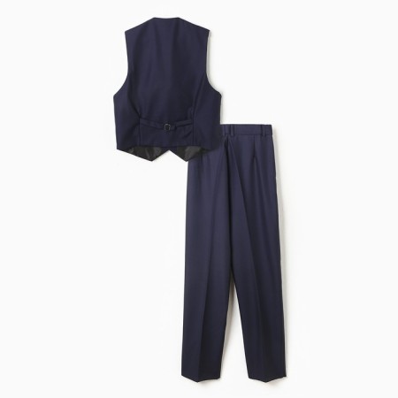 Costume (vest/ pants) for boys, dark blue color, height 164cm-8