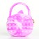 Bag's bag with lightning, lilac color