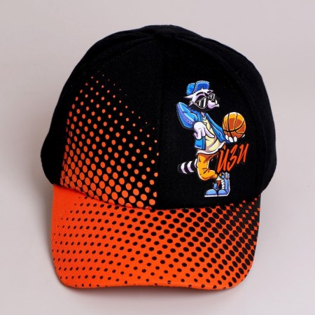 Baby cap for the boy "Iza", black color, rr 54-10