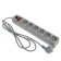 Network filter Universal 967U-5001, 6 sockets, 1.8 m, 10 A, PVS 3x0.75, gray