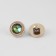 A set of buttons on the leg, d = 10 mm, 10 pcs, rainbow/gold color