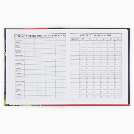 School Diary 1-4 class, in a solid cover, 48 liters "September 1: dinosaur"-6