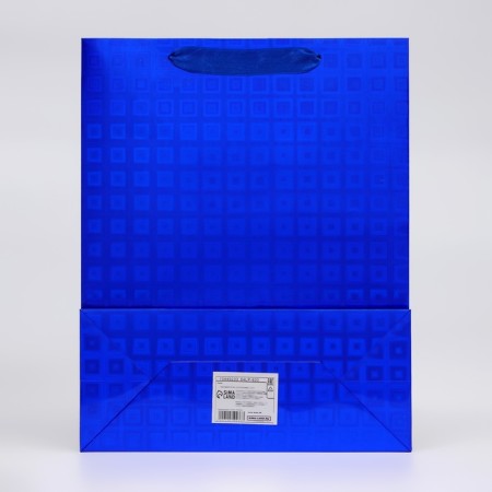 Package Hologography with the window "Heart", "Blue", m 32 x 25.5 x 11 cm-1